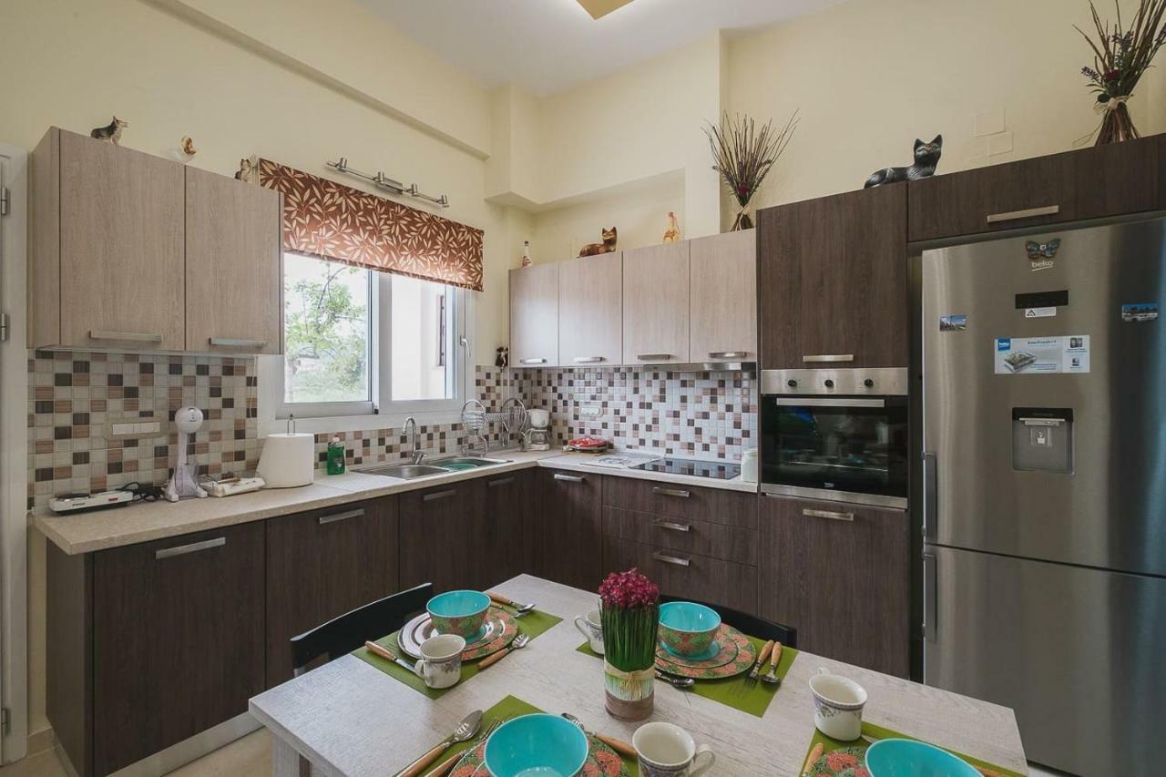 Spacious Home With Parking 干尼亞 外观 照片